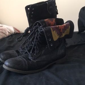 combat boots!!! SUPER cute with tons of outfits